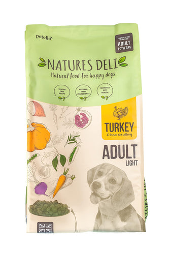 Natures Deli Adult Dry Dog Food - Light Turkey & Brown Rice