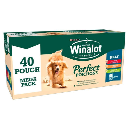 Winalot Mega Pack 40 Pouches x100g in Jelly