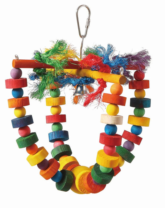 Hemisphere Swing – Interactive bird swing designed for small to medium birds, perfect for promoting physical activity and mental stimulation.