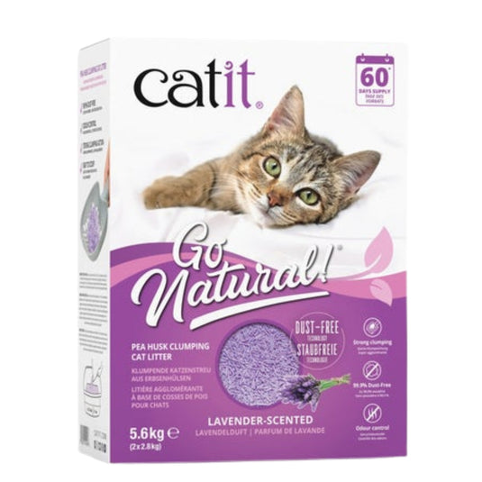 Catit Go Natural Lavender Clumping Cat Litter 5.6kg