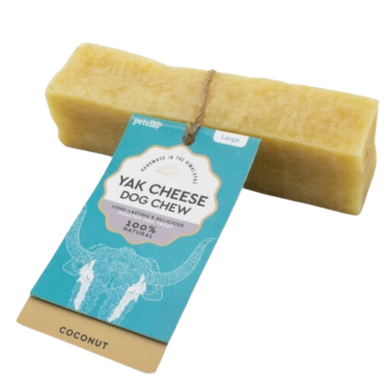 Load image into Gallery viewer, Petello Yak Cheese &amp; Coconut Dog Chew – Natural, Long-Lasting, and Healthy Treat for Dogs
