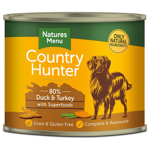 Natures Menu Country Hunter Duck & Turkey with Superfood 600g