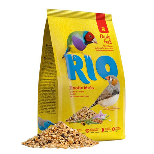 Rio Exotic Birds Daily Seed Feed 500g – Premium seed blend designed for finches to support a healthy diet and vibrant feathers.