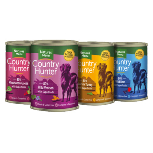 Natures Menu Country Hunter Meat Selection Multipack 12 x 400g