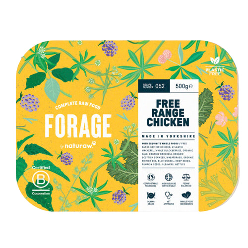 Naturaw Forage Free Range Chicken 500g