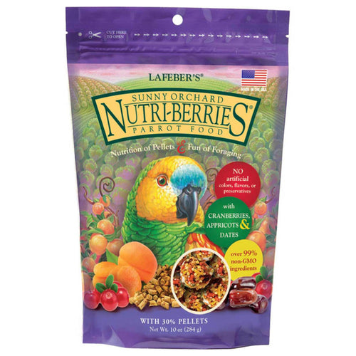 Lafeber's Sunny Orchard Nutriberries Cranberries Apricot and Dates For Parrots