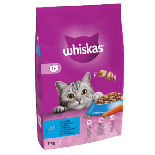 Whiskas +1 Tuna Dry Cat Food 7kg