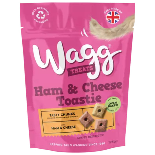 Wagg Dog Treats Ham & Cheese Toastie 125g