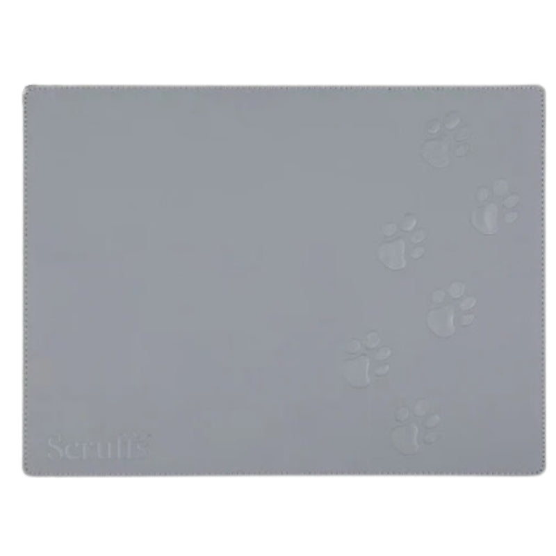 Load image into Gallery viewer, Scruffs Faux Leather Pet Placemat 40 x 30cm - Grey
