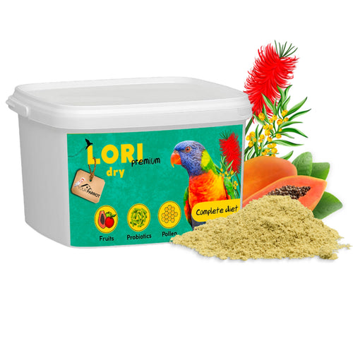 Your Parrot Lori Premium Dry Complete Diet Feed 1.5kg – Complete Balanced Food for Lories and Lorikeets