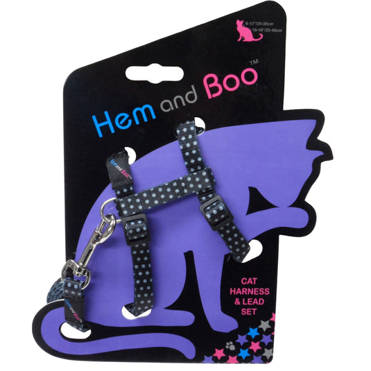 Spotty Cat Harness and Lead Set – Secure, Comfortable Fit for Daily Cat Walks