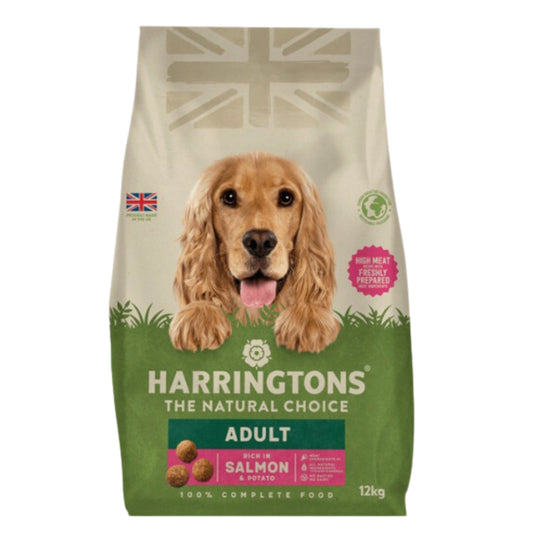 Harringtons Adult Dry Dog Food - Salmon & Potato - 12kg