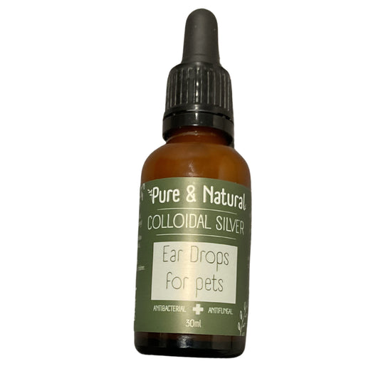 Pure & Natural - Colloidal Silver - Ear drops for pets