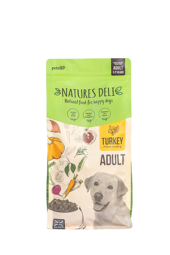 Natures Deli Adult Dry Dog Food- Turkey & Brown Rice