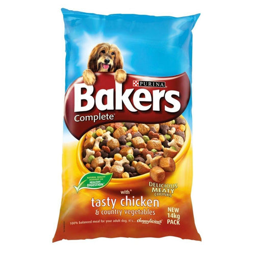 Bakers Complete Dry Dog Food - Chicken & Country Vegetables 14kg