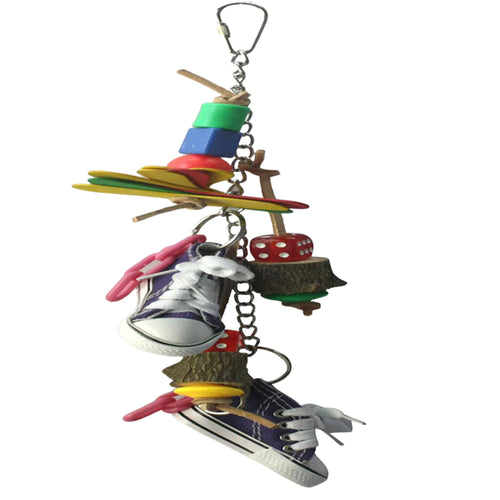 Pieces of Eight – Engaging and Enriching Toy for Medium-Sized Birds