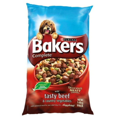 Bakers Complete Dry Dog Food - Beef & Country Vegetables 14kg