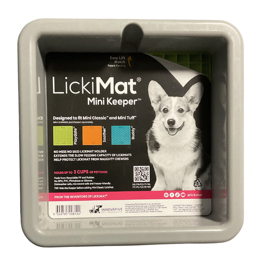 LickiMat Mini Keeper - Grey