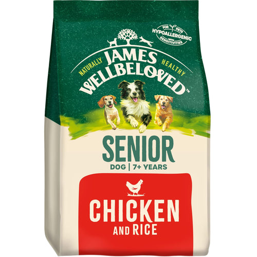 James WellBeloved Senior Dry Dog Food - Chicken  & Rice - 15kg