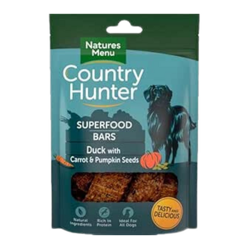 Natures Menu Country Hunter Superfood Bar Duck with Carrot & Pumpkin 100g