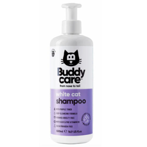 Buddycare White Cat Shampoo 500ml