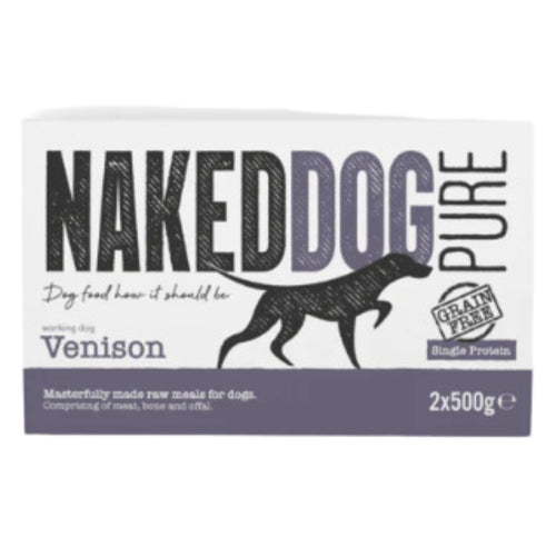 Naked Dog Pure Venison 2x500g