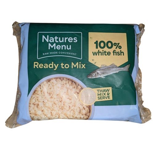 Natures Menu White Fish Raw Mixer 400g