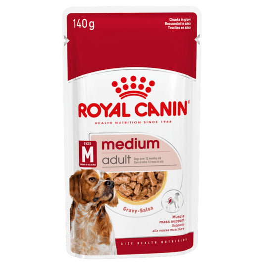 Royal Canin Medium Adult Chunks 10×140g