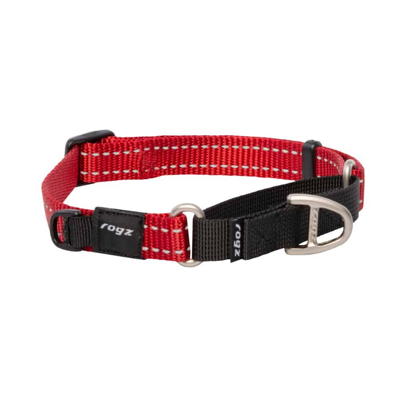Load image into Gallery viewer, Rogz Utility Classic Reflective Dog Collar – Strong, Adjustable &amp; Comfortable Everyday Collar for Dogs
