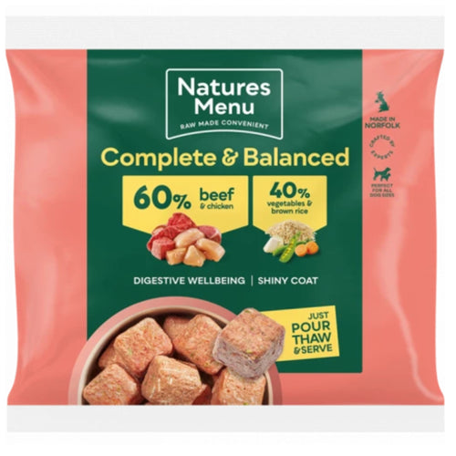 Natures Menu 60/40 Beef & Chicken 1kg