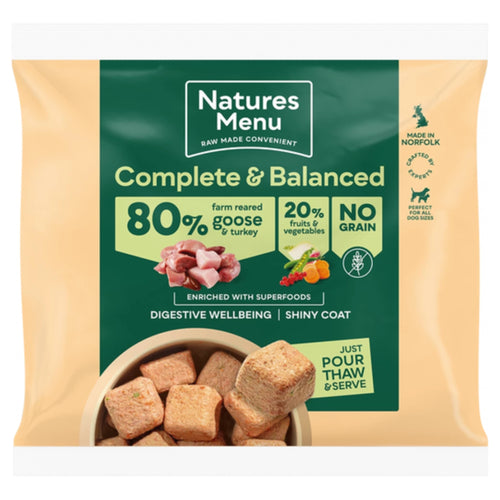 Natures Menu 80/20 Goose & Turkey 1kg