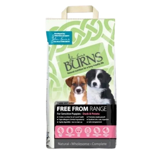 Burns Natural Puppy & Junior Grain Free - Duck & Potato - 6kg