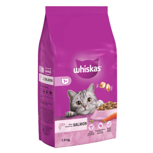 Whiskas Cat Dry Food Salmon 1.9kg