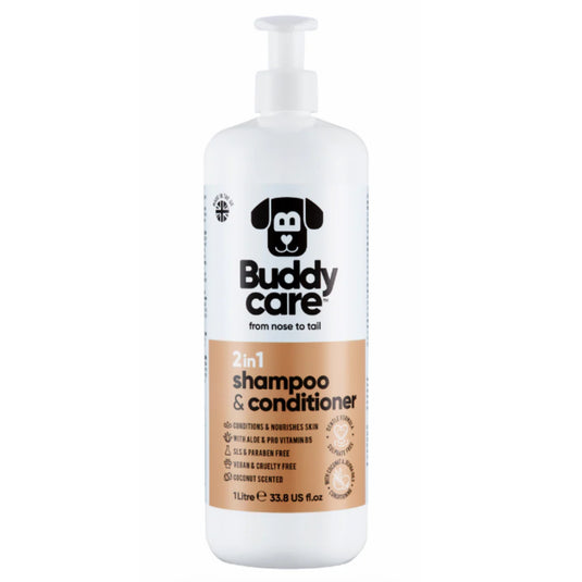 Buddycare 2 in 1 Shampoo & Conditioner 500ml