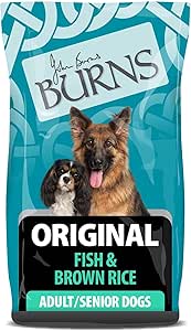 Burns Natural Adult/Senior Dry Dog Food - Original Fish and Brown Rice