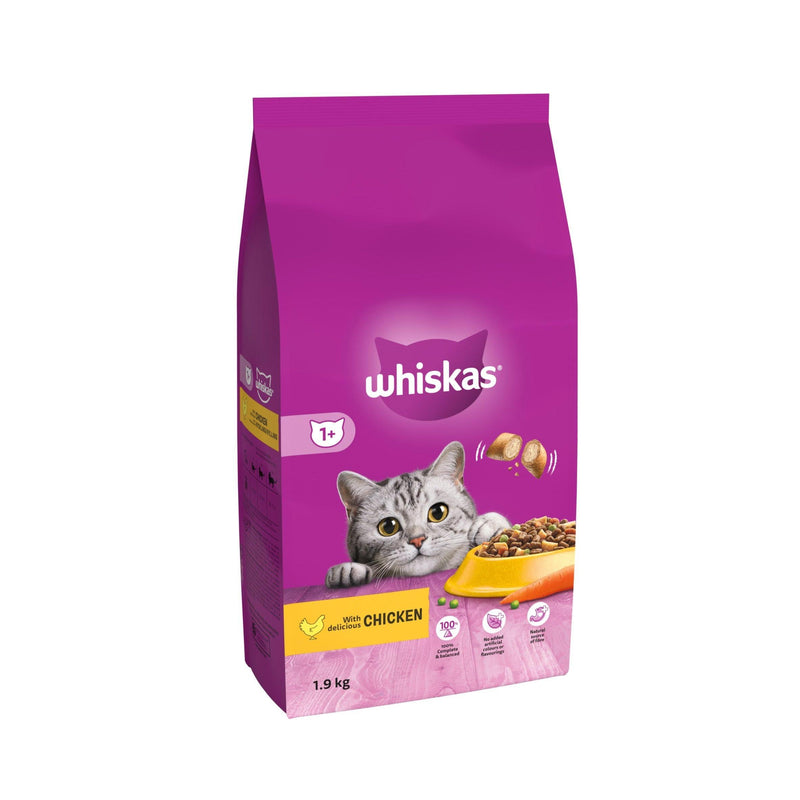 Load image into Gallery viewer, Whiskas 1+ Chicken Dry Cat Food
