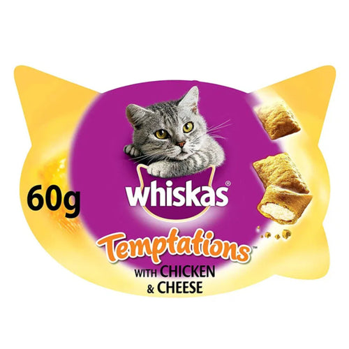 Whiskas Temptations Chicken & Cheese 60g