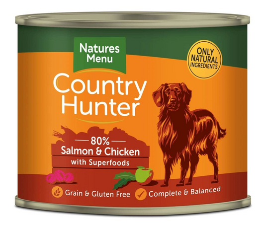 Natures Menu Country Hunter Chicken & Salmon with Superfood 600g