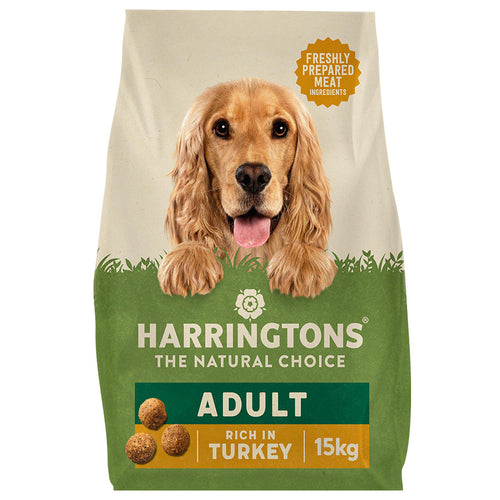 Harringtons Adult Dry Dog Food - Turkey with Vegetables - 15kg