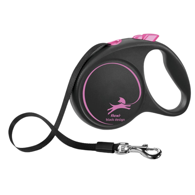 Load image into Gallery viewer, Flexi Black Design Cord Retractable Dog Leash
