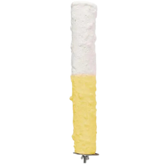 Cuttlebone Perch – A comfortable bird perch with a natural cuttlebone to help trim beaks and nails while providing rest.