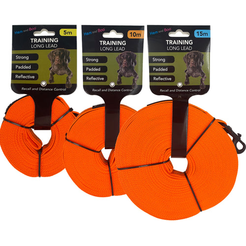 Sports Training Long Lead – Reflective, Durable Dog Lead for Safety and Control