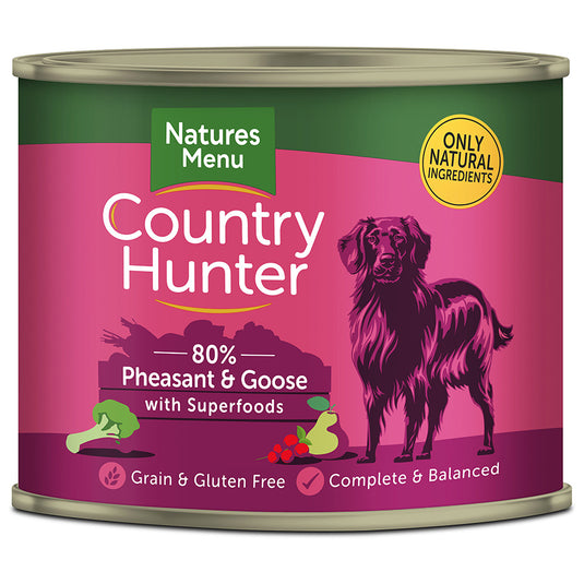 Natures Menu Country Hunter Pheasant & Goose with Superfood 600g