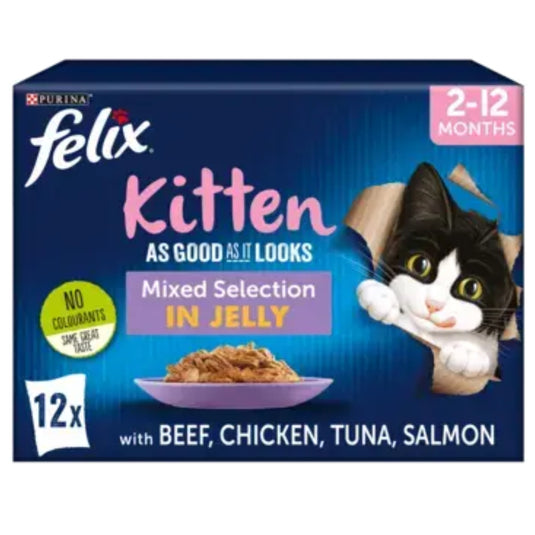 Felix As Good As It Looks Kitten 12 x 100g