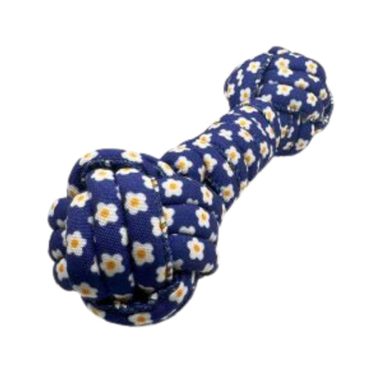 Cotton Knotted Dumbell 25cm