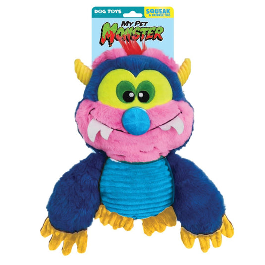 Hasbro My Pet Monster Plush Dog Toy – Soft, cuddly & squeaky plush toy. Perfect for small & medium dogs who love gentle play.