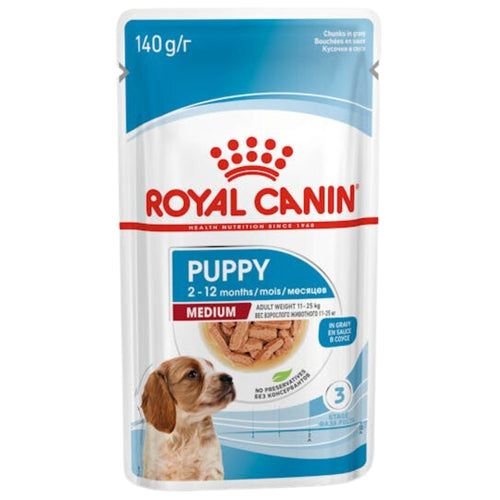 Royal Canin Medium Wet Puppy Food 10x140g