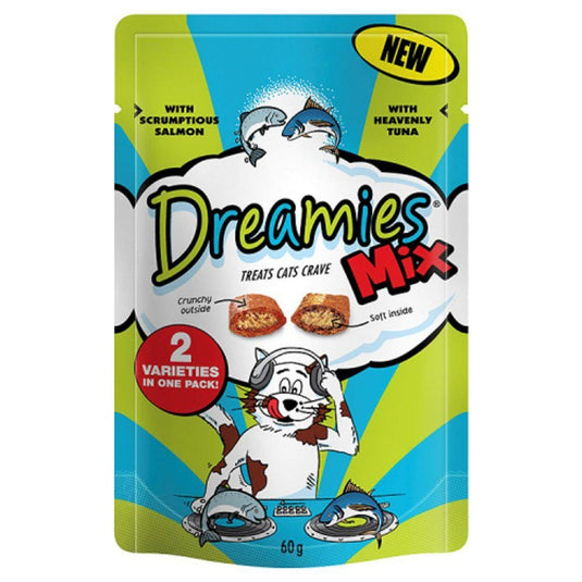 Dreamies Mix Salmon & Tuna 60g