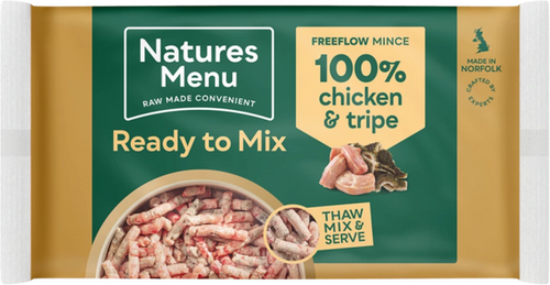 Natures Menu Chicken & Tripe raw Mixer Freeflow