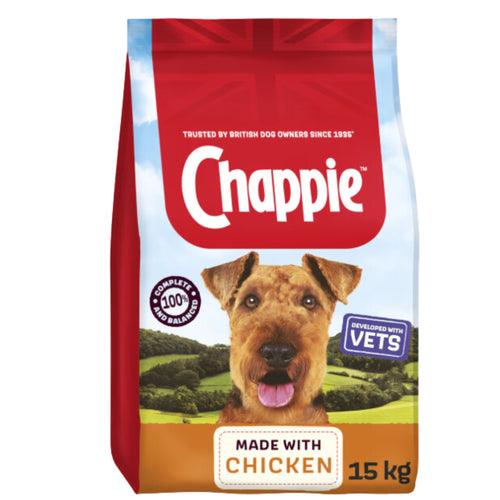 Chappie Complete Dry Dog Food - Chicken & Wholegrain 15kg